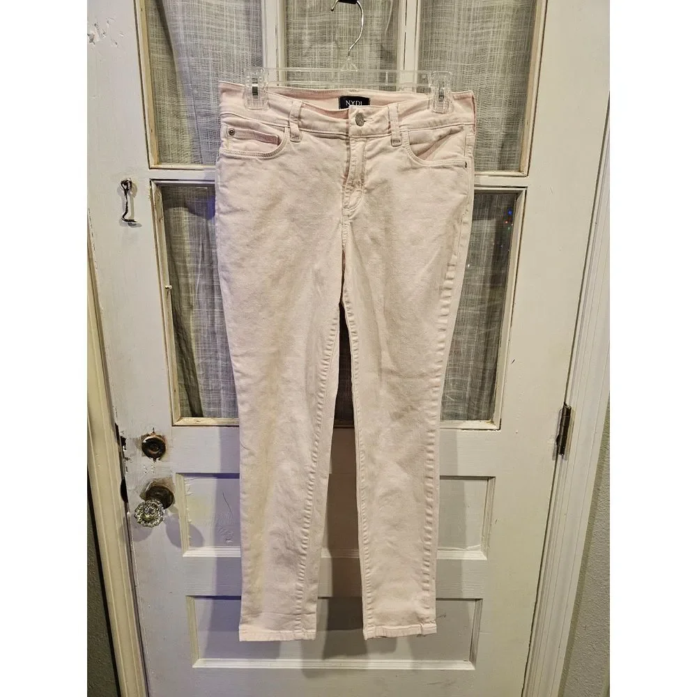 NYDJ Alina Convertible Ankle Lignt Pink‎ Jeans